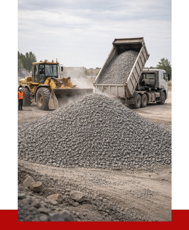 Купить щебень с доставкой в Усолье-Сибирском от 2580 руб. | ПРОНЕРУДСль