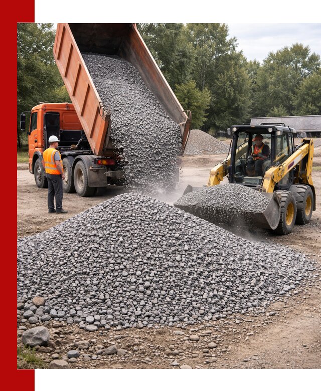 Купить гранитный щебень фракции 5–10 в Усолье-Сибирском с доставкой