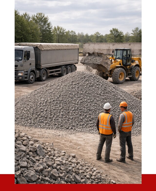 Гранитный щебень фракция 5-20 в Усолье-Сибирском от 4334 руб | ПРОНЕРУДСль