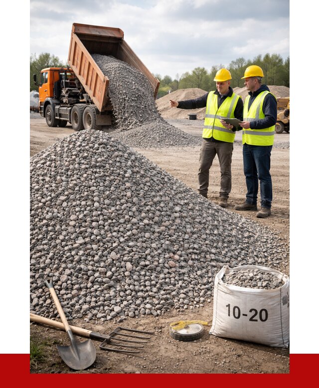 Гранитный щебень фракция 10-20 в Усолье-Сибирском от 4334 руб.|ПРОНЕРУДСль