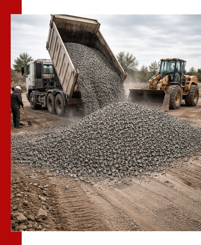 Гранитный щебень фракция 10-20 с доставкой в Усолье-Сибирском