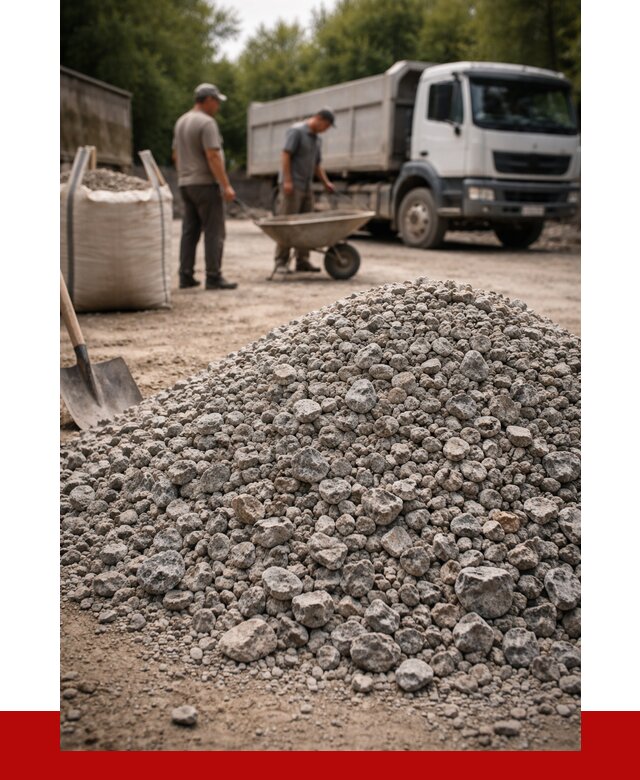 Гранитный щебень фракция 20-40 в Усолье-Сибирском от 3302 руб. ПРОНЕРУДСль