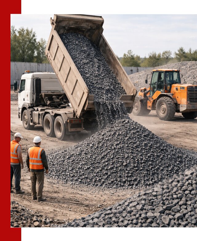 Доставка и продажа щебня габбро-диабаза в Усолье-Сибирском