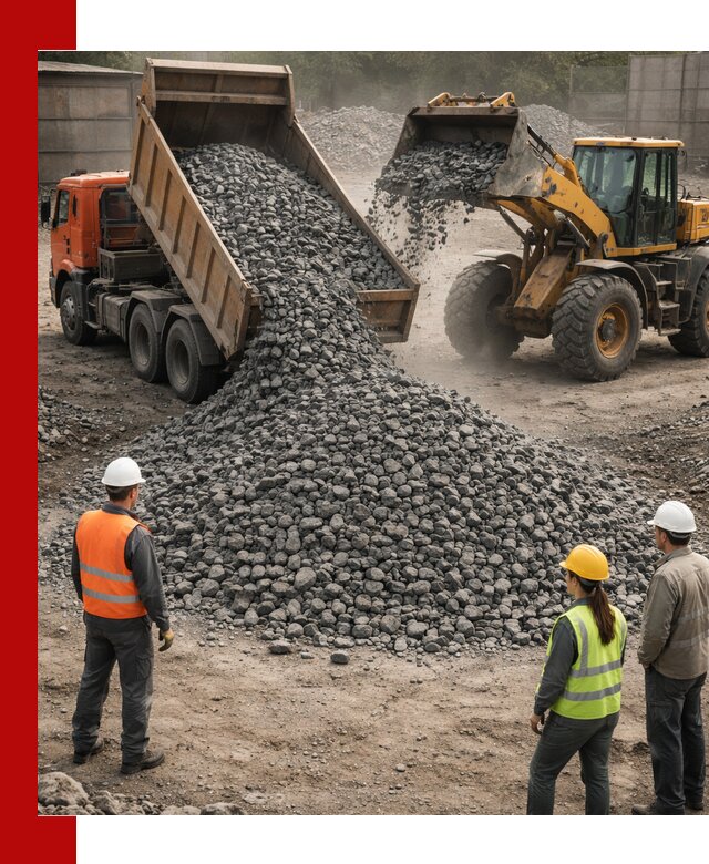 Щебень габбро-диабаз фракция 40–70 доставка в Усолье-Сибирском