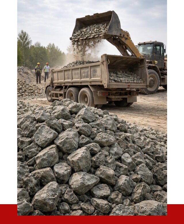 Щебень габбро диабаз фракция 70-150 в Усолье-Сибирском от 2890 р.|ПРОНЕРУДСль