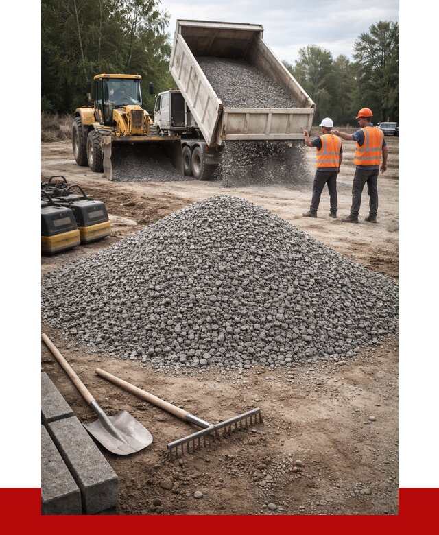 Гравийный щебень купить в Усолье-Сибирском от 2270 р. ПРОНЕРУДСль