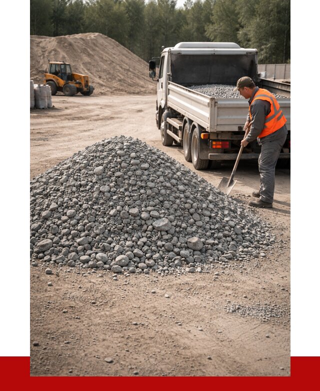 Гравийный щебень фракция 5-10 в Усолье-Сибирском от 2270 р. | ПРОНЕРУДСль