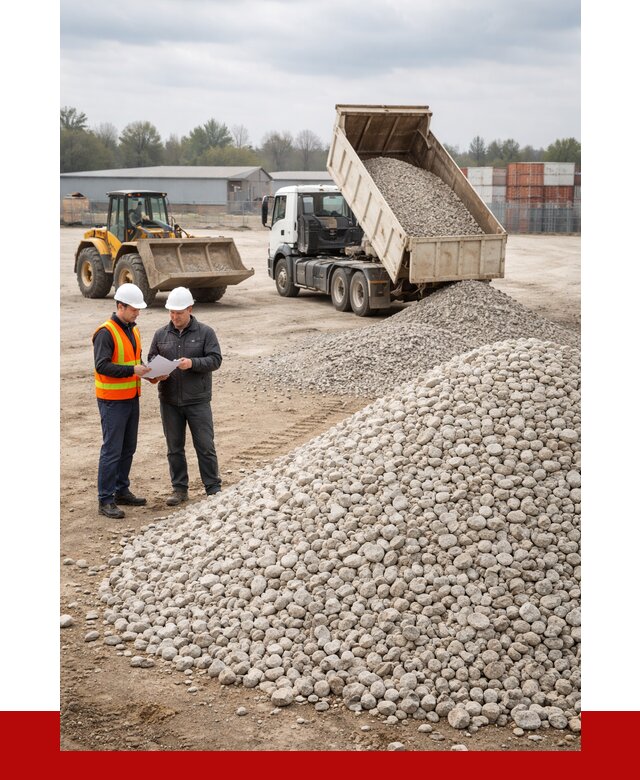 Известняковый щебень в Усолье-Сибирском от 1445 р. доставка | ПРОНЕРУДСль
