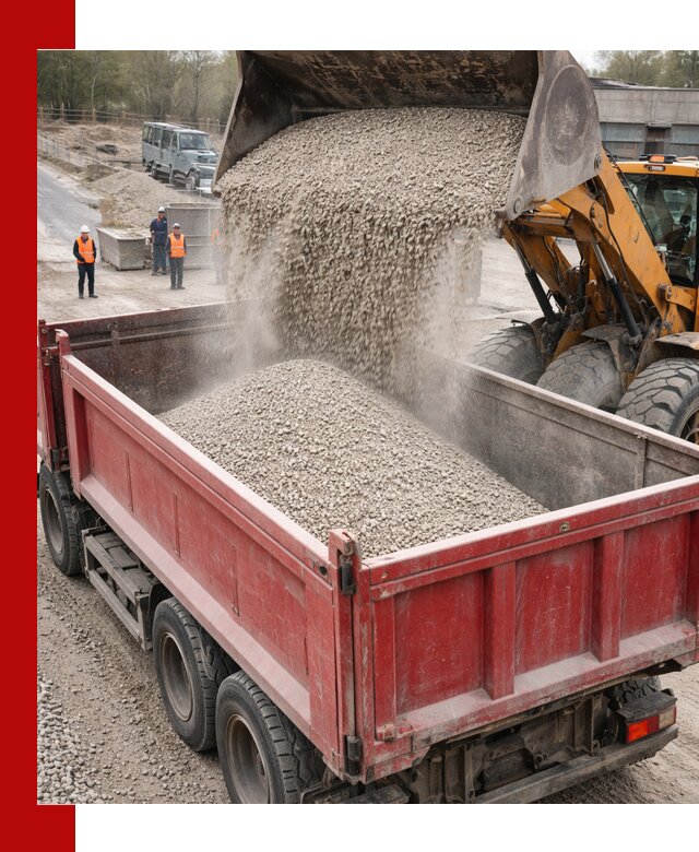 Купить известняковый щебень фракции 0-5 с доставкой в Усолье-Сибирском