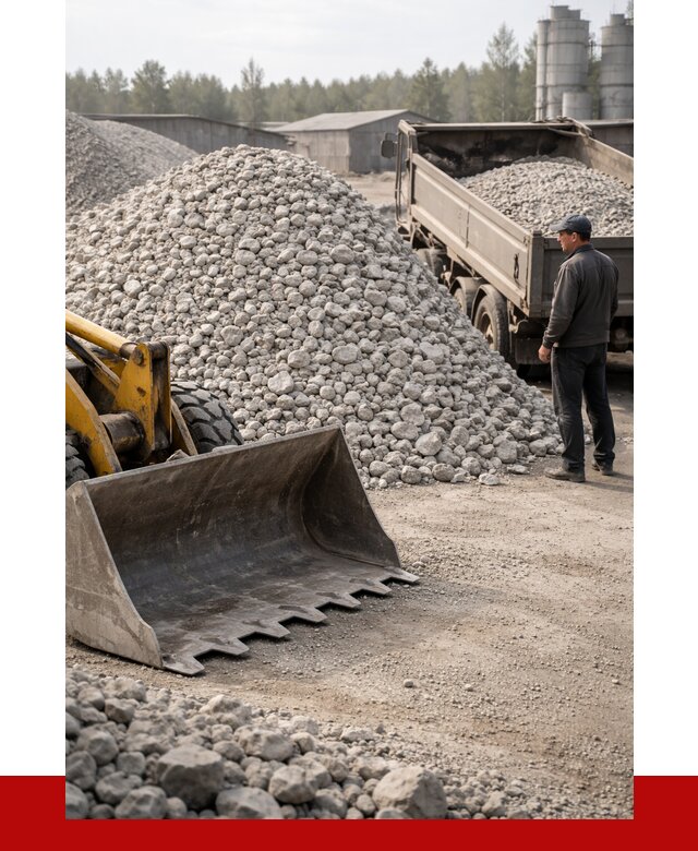 Известняковый щебень фракция 40-70 в Усолье-Сибирском от 4334 р. | ПРОНЕРУДСль