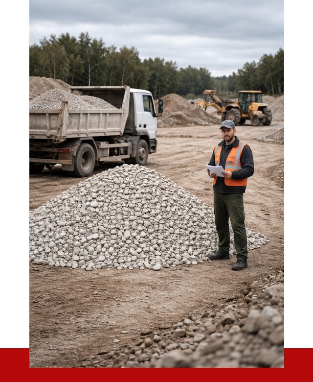 Доломитовый щебень в Усолье-Сибирском купить от 2270 р., ПРОНЕРУДСль