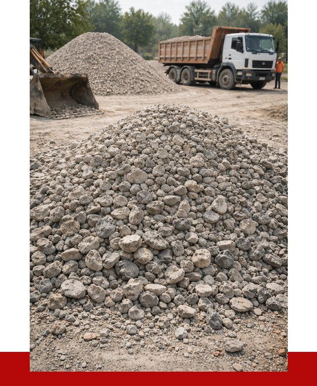 Вторичный щебень фракция 20-40 в Усолье-Сибирском от 2270 р ПРОНЕРУДСль