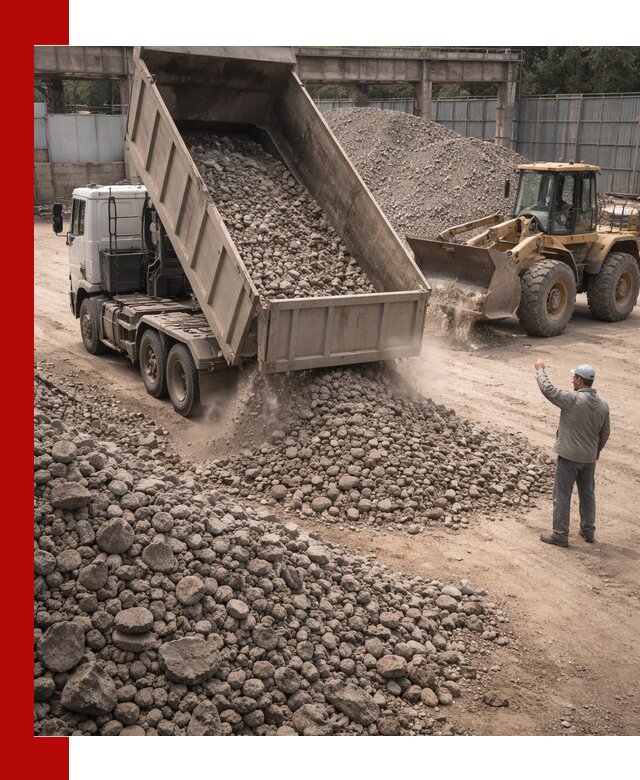 Вторичный щебень фракция 20-40 с доставкой в Усолье-Сибирском