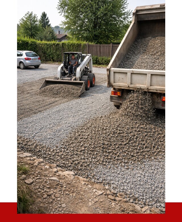 Щебень для парковки в Усолье-Сибирском с доставкой от 1238 р.| ПРОНЕРУДСль