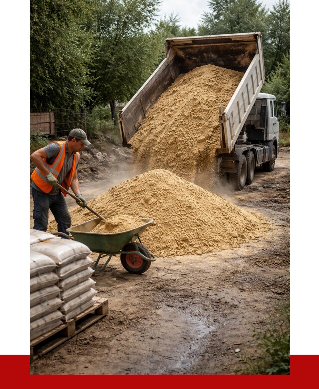 Купить песок с доставкой в Усолье-Сибирском от 1858 р. | ПРОНЕРУДСль