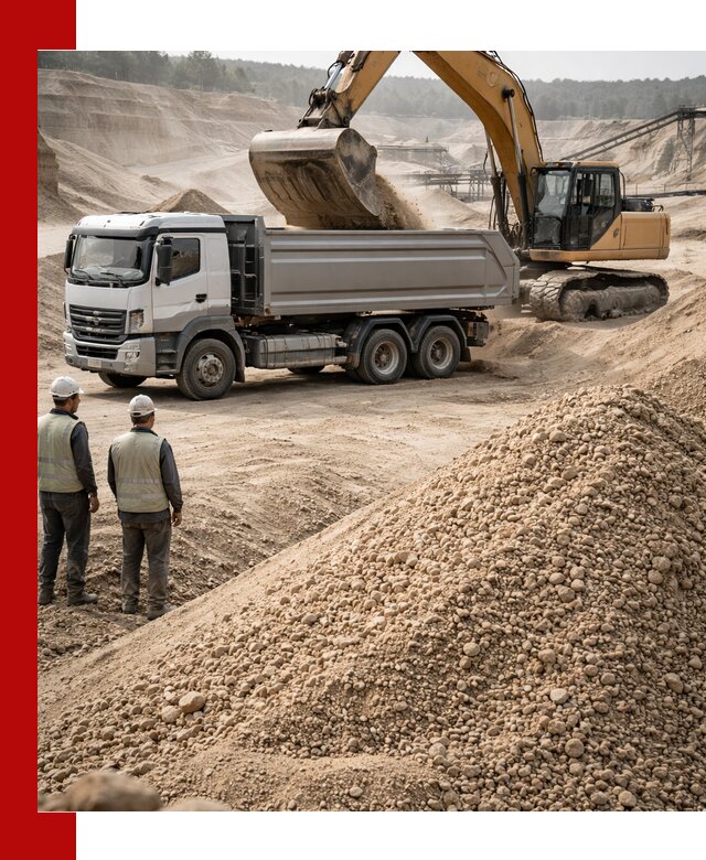 Карьерный крупнозернистый песок с доставкой в Усолье-Сибирском