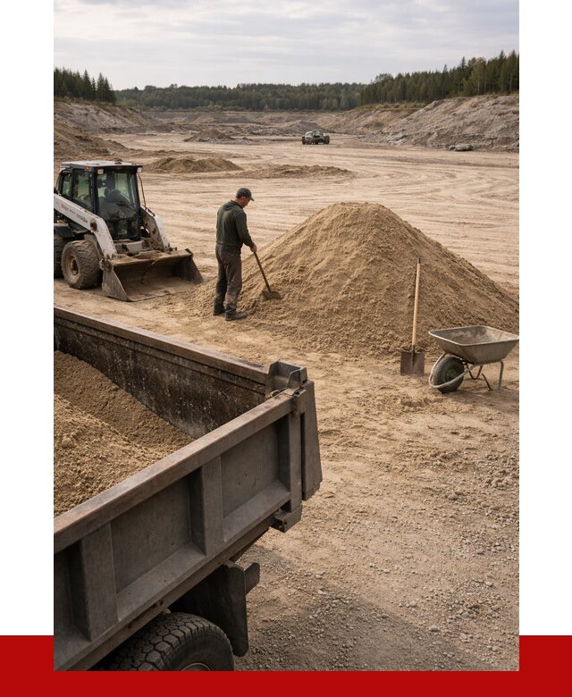 Карьерный песок среднезернистый в Усолье-Сибирском, от 2270 р. ПРОНЕРУДСль