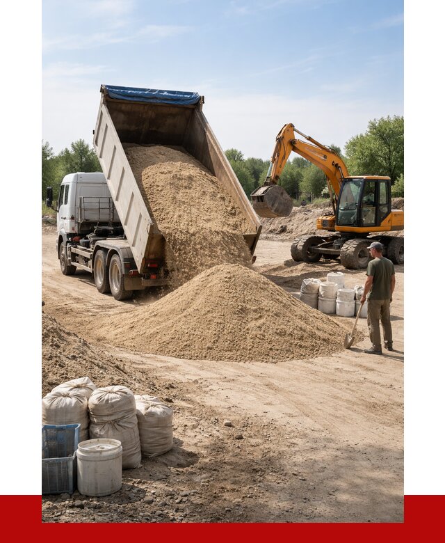 Купить речной песок в Усолье-Сибирском от 1238 р. за куб | ПРОНЕРУДСль