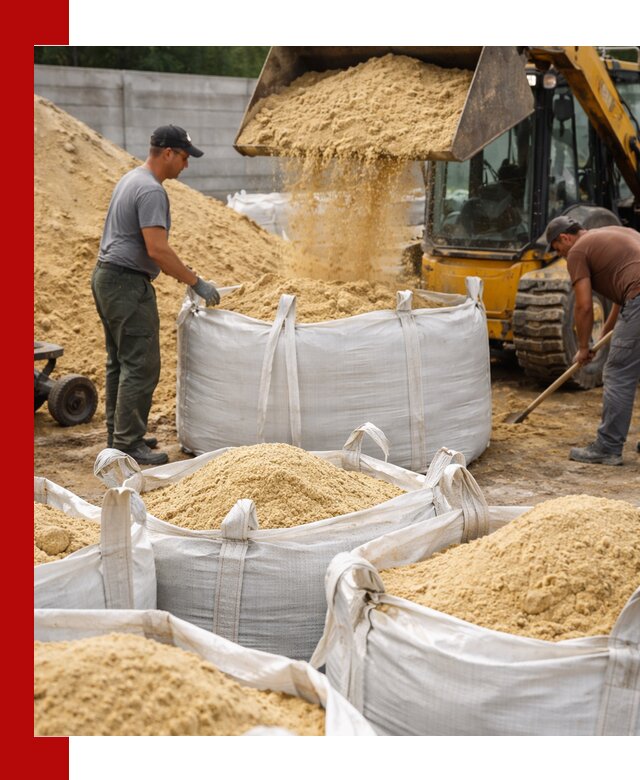 Поставка качественного песка для кладки в Усолье-Сибирском