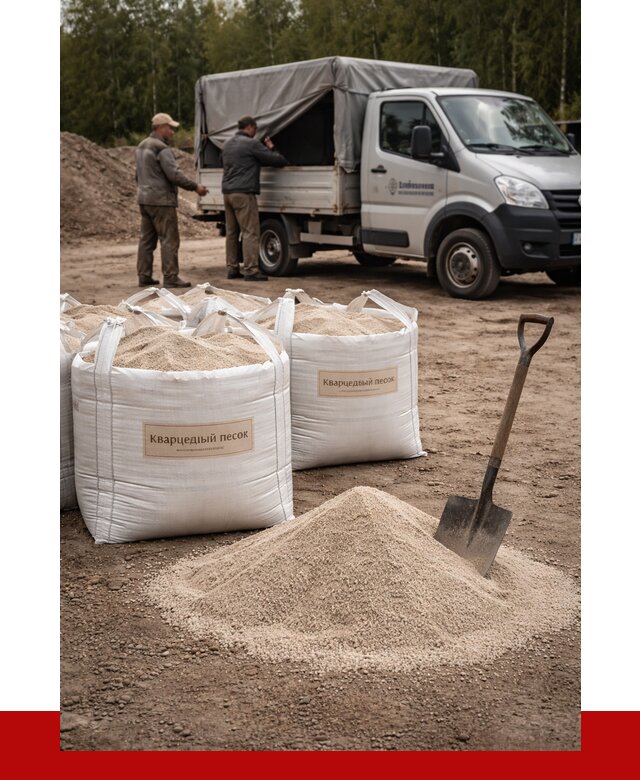 Кварцевый песок для пескоструя в Усолье-Сибирском от 4644 р. | ПРОНЕРУДСль