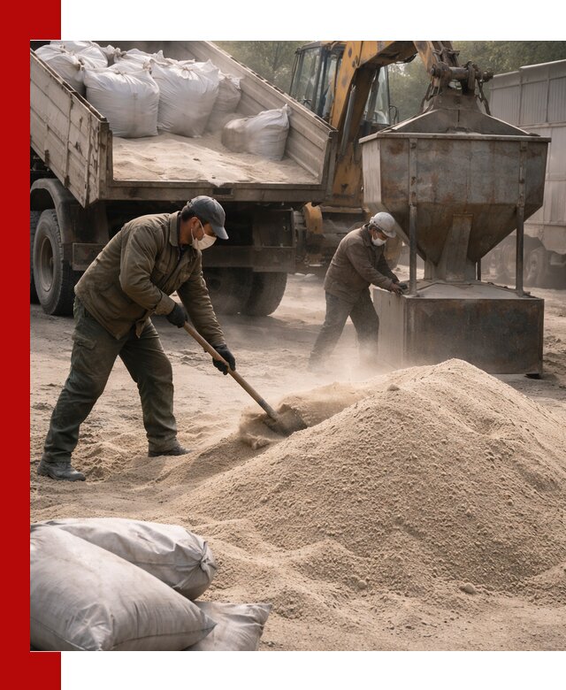 Кварцевый песок для пескоструя в Усолье-Сибирском — доставка и качество