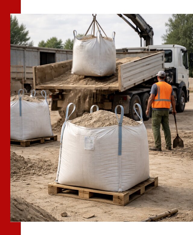 Доставка песка в биг бег в Усолье-Сибирском быстро и без лишних хлопот