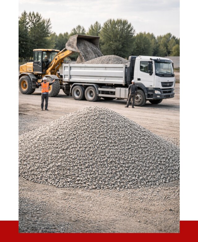 Купить мытый гравий в Усолье-Сибирском от 3612 р, доставка ПРОНЕРУДСль