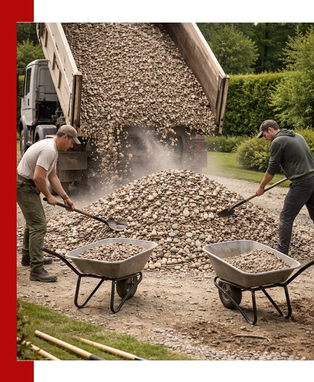 Доставка и продажа декоративной гальки в Усолье-Сибирском