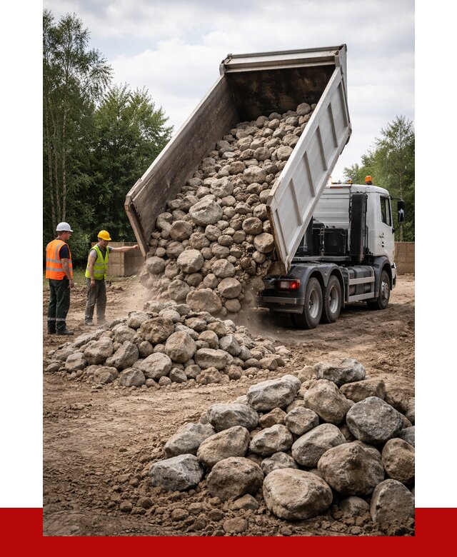 Купить булыжник в Усолье-Сибирском с доставкой от 4644 р. за куб | ПРОНЕРУДСль