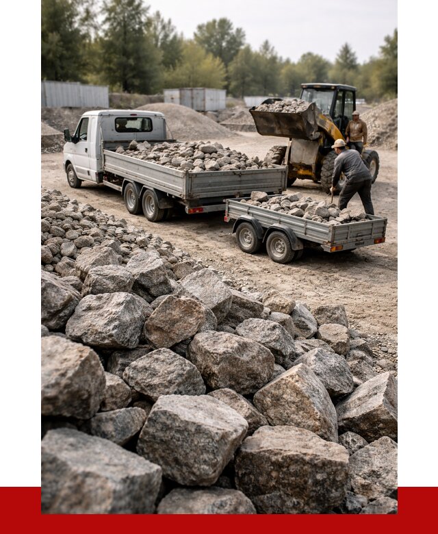 Купить бутовый камень гранитный в Усолье-Сибирском от 2890 р. | ПРОНЕРУДСль