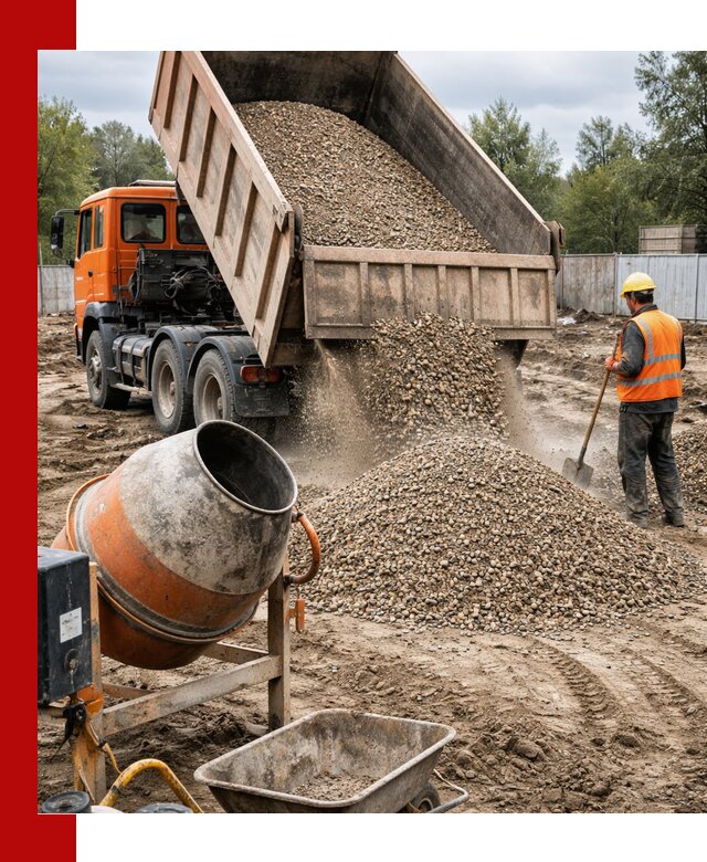 Опгс для бетона с доставкой самосвалом в Усолье-Сибирском от производителя