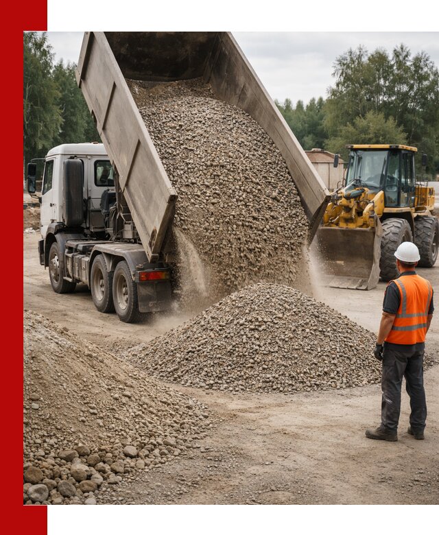 Доставка щпс в Усолье-Сибирском — щебеночно-песчаная смесь под заборы и дорожки