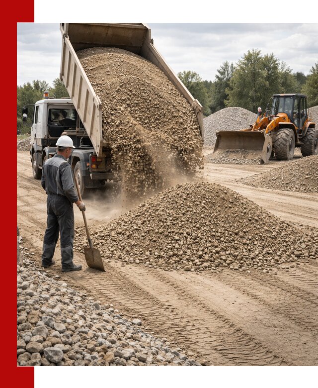 Доставка щпс С3 в Усолье-Сибирском самосвалами и бортовыми грузовиками