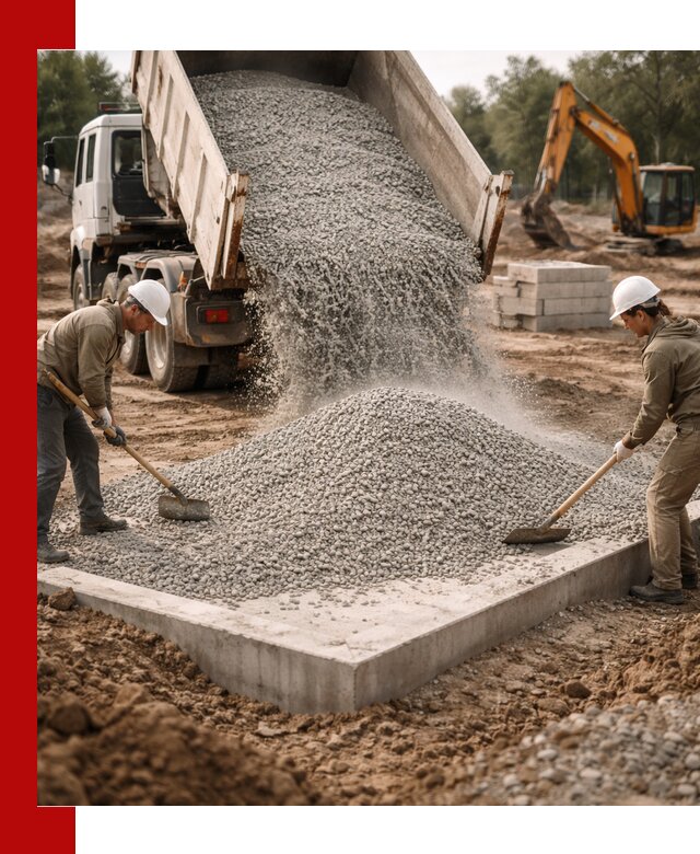 Доставка и продажа отсева для бетона в Усолье-Сибирском