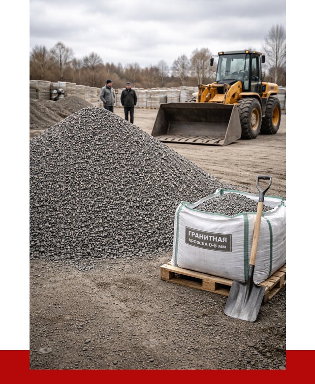 Купить гранитную крошку в Усолье-Сибирском от 4954 р. с доставкой | ПРОНЕРУДСль