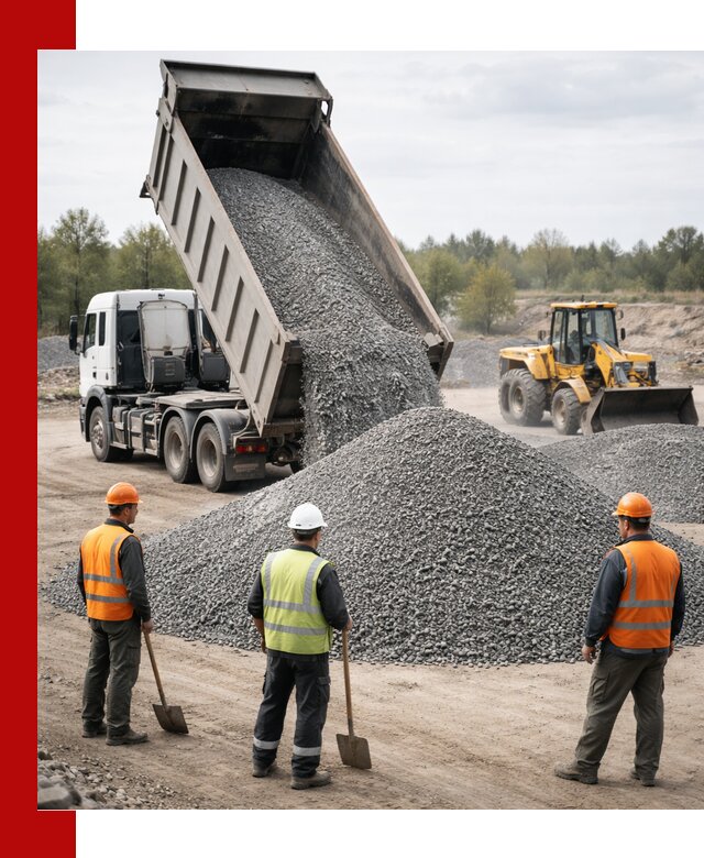 Доставка и продажа гранитной крошки в Усолье-Сибирском