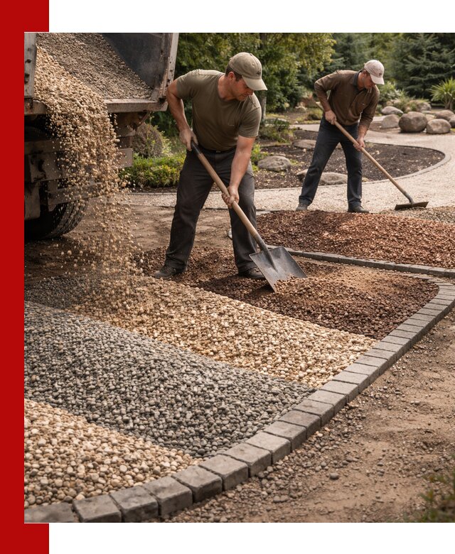 Декоративная крошка для ландшафта в Усолье-Сибирском — продажа и доставка