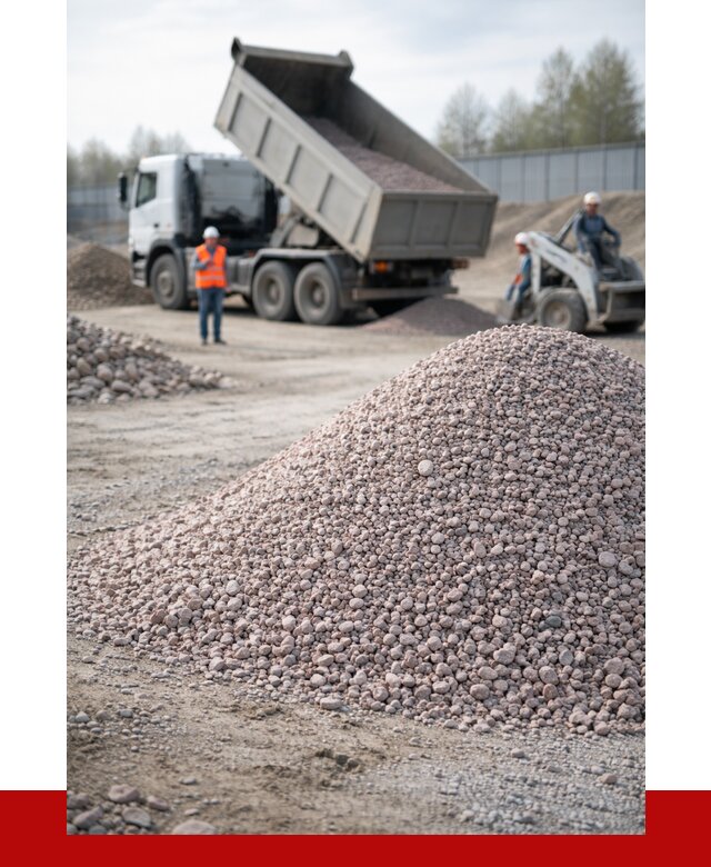 Крошка розовый гранит в Усолье-Сибирском с доставкой от 4747 р. | ПРОНЕРУДСль