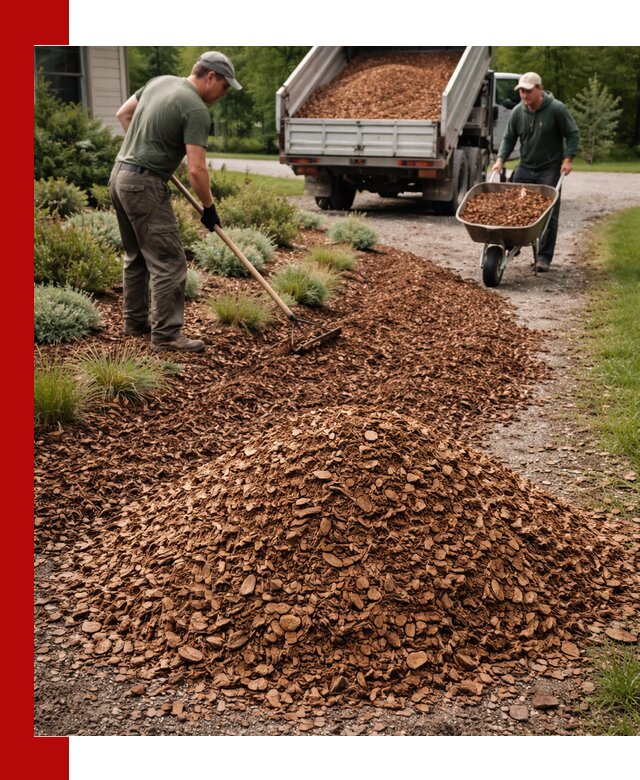 Крошка для мульчирования с доставкой в Усолье-Сибирском