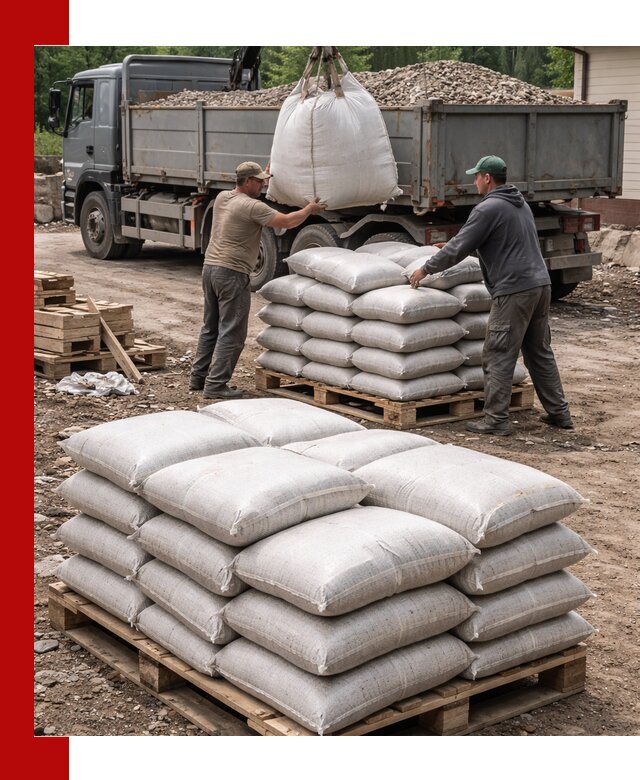 Керамзит в мешках с доставкой в Усолье-Сибирском от компании-поставщика