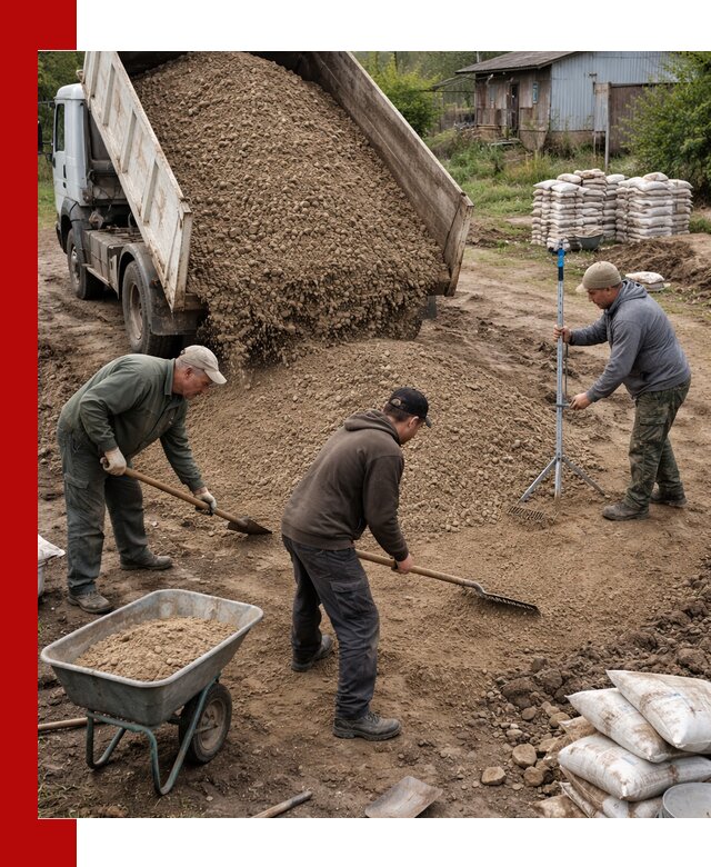 Керамзитовый песок с доставкой в Усолье-Сибирском оптом и в розницу