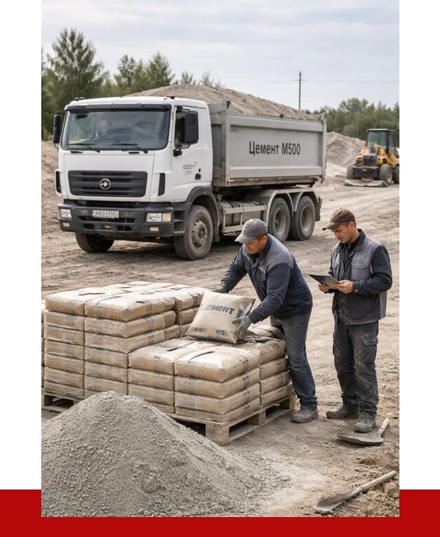 Купить цемент м500 с доставкой в Усолье-Сибирском от 5366 р. | ПРОНЕРУДСль