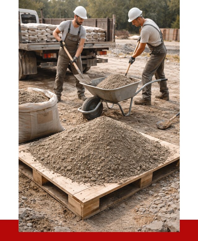 Цементно песчаная смесь М100 в Усолье-Сибирском от 5366 р. за куб | ПРОНЕРУДСль