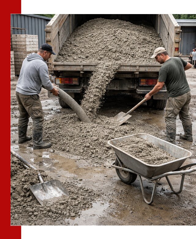 Цементно-песчаная смесь М150 доставка в Усолье-Сибирском