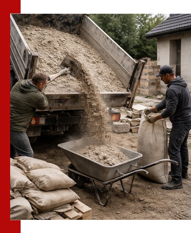 Качественная сухая смесь для кладки с доставкой в Усолье-Сибирском