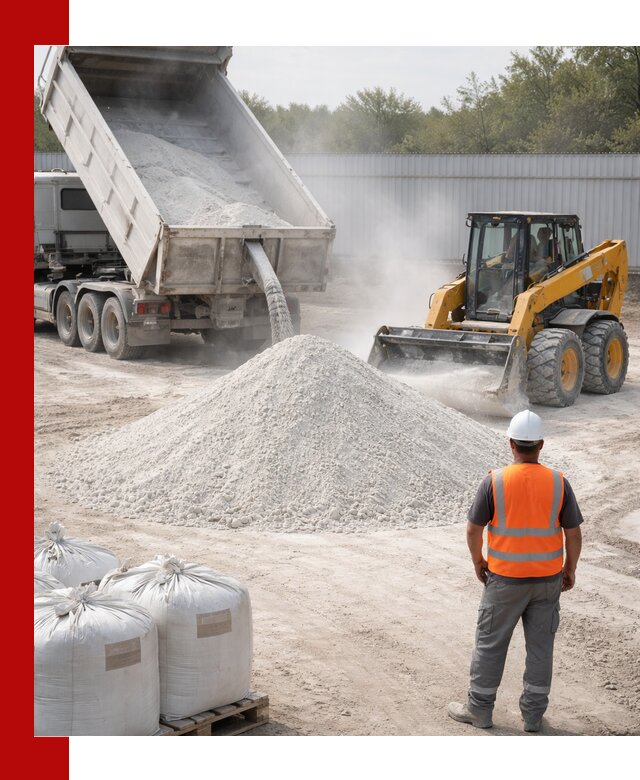 Доставка и продажа известняковой муки в Усолье-Сибирском