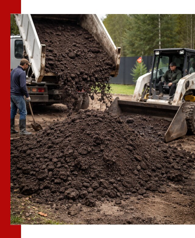 Плодородный грунт с доставкой в Усолье-Сибирском для садов и огородов