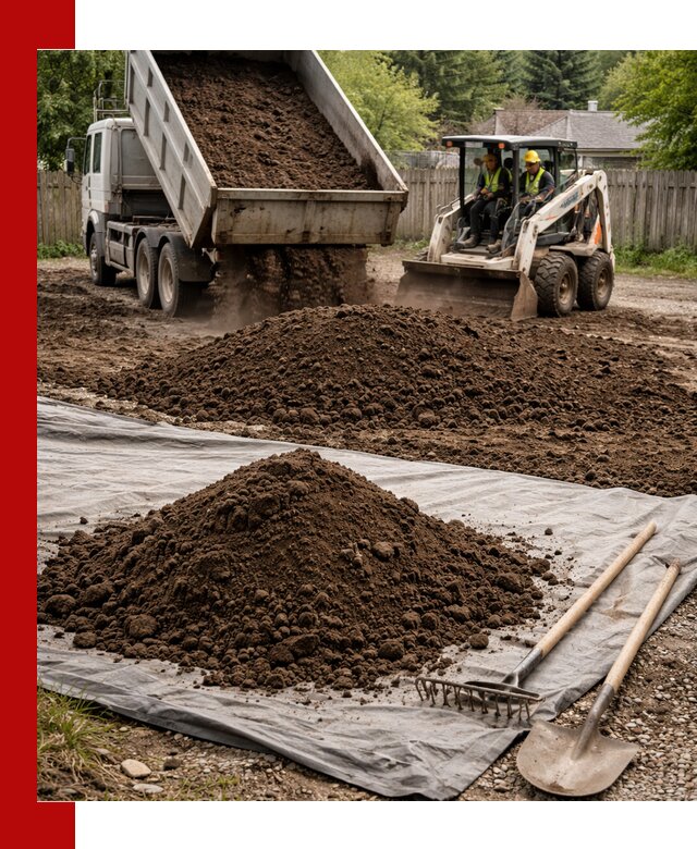 Грунт для отсыпки участка с доставкой в Усолье-Сибирском