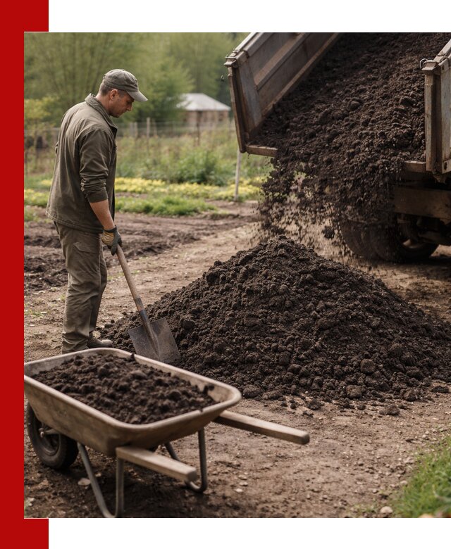 Доставка качественной земли для огорода в Усолье-Сибирском
