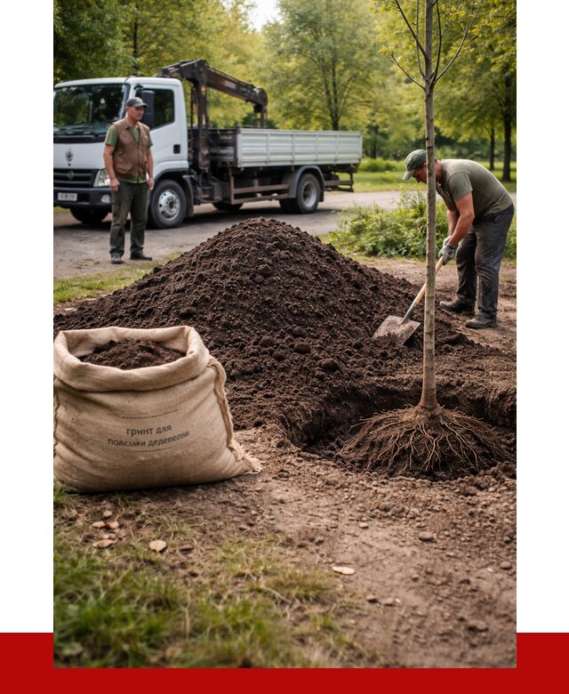 Грунт для посадки деревьев в Усолье-Сибирском от 1238 р. | ПРОНЕРУДСль